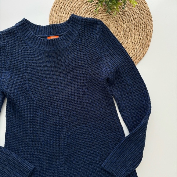 Joe Fresh Blue Long Sleeve Knit‎ Sweater Top Size Small - Picture 3 of 9